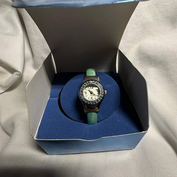 Birthstone Cuff Watch - March - Picture 2 of 7